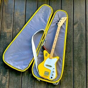 Loog 3-string Kids Electric Guitar w/ Strap & Case